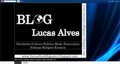 Desktop Screenshot of lucasalvesblogueiro.blogspot.com