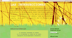 Desktop Screenshot of lasintersecciones.blogspot.com