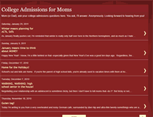 Tablet Screenshot of collegeadmissions4moms.blogspot.com