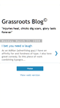 Mobile Screenshot of gograssroots.blogspot.com