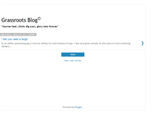 Tablet Screenshot of gograssroots.blogspot.com