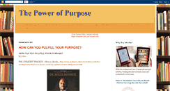 Desktop Screenshot of jrdiaz-thepowerofpurpose.blogspot.com