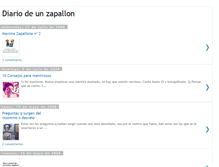 Tablet Screenshot of diariodeunzapallon.blogspot.com