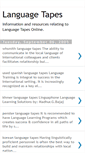 Mobile Screenshot of languagetapes.blogspot.com