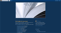 Desktop Screenshot of novelinsights.blogspot.com