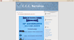 Desktop Screenshot of cccbarreiras.blogspot.com