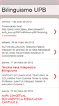 Mobile Screenshot of bilinguismoupb.blogspot.com