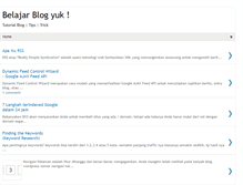 Tablet Screenshot of belajarblog-yuk.blogspot.com
