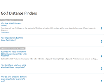 Tablet Screenshot of golfdistancefinders.blogspot.com