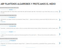 Tablet Screenshot of losalgarroberos.blogspot.com