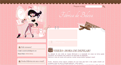 Desktop Screenshot of fabricadebeleza.blogspot.com