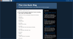 Desktop Screenshot of finelinemusiccafe.blogspot.com