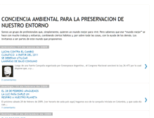 Tablet Screenshot of generemosconcienciaambiental.blogspot.com