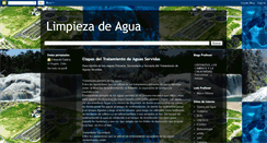 Desktop Screenshot of limpiezadeagua.blogspot.com