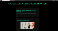 Desktop Screenshot of antonio-santamaria-interview.blogspot.com