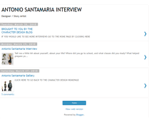 Tablet Screenshot of antonio-santamaria-interview.blogspot.com