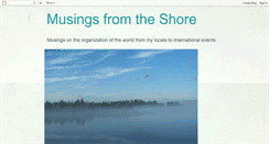 Desktop Screenshot of musingsfromtheshore.blogspot.com