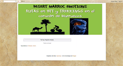Desktop Screenshot of desertmarrocemotions.blogspot.com