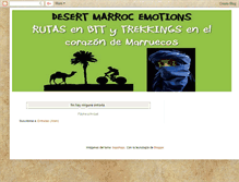 Tablet Screenshot of desertmarrocemotions.blogspot.com