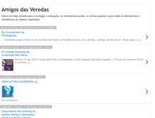 Tablet Screenshot of amigosdasveredas.blogspot.com