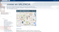 Desktop Screenshot of comerydormirenvalencia.blogspot.com