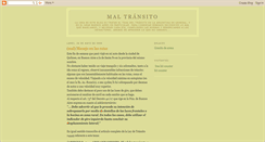 Desktop Screenshot of maltransito.blogspot.com