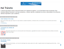 Tablet Screenshot of maltransito.blogspot.com