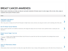 Tablet Screenshot of breastcancerlists.blogspot.com
