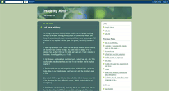 Desktop Screenshot of insidemymind-theteenagelife.blogspot.com