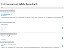 Tablet Screenshot of environmentconsultant.blogspot.com