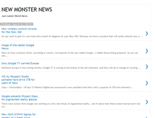 Tablet Screenshot of newmonsternews.blogspot.com