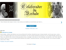 Tablet Screenshot of colaboradordaverdade.blogspot.com