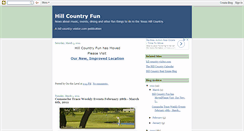 Desktop Screenshot of hillcountryfun.blogspot.com