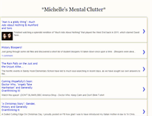 Tablet Screenshot of michellesmentalclutter.blogspot.com
