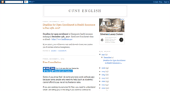 Desktop Screenshot of cunyenglish.blogspot.com