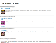 Tablet Screenshot of charmainescafeink.blogspot.com