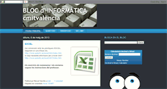 Desktop Screenshot of cmitvalencia-tecnoinformatica.blogspot.com