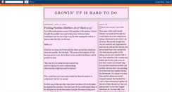 Desktop Screenshot of growinupishardtodo.blogspot.com