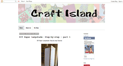 Desktop Screenshot of craftisland.blogspot.com