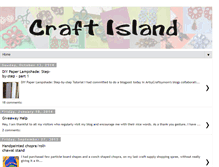 Tablet Screenshot of craftisland.blogspot.com