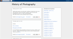 Desktop Screenshot of photohistoryclass.blogspot.com