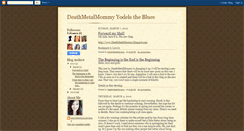 Desktop Screenshot of deathmetalmommyyodelstheblues.blogspot.com