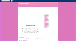 Desktop Screenshot of monhoroscope.blogspot.com