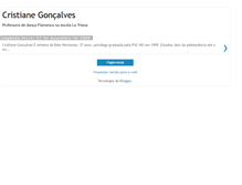 Tablet Screenshot of flamencocristianegoncalves.blogspot.com
