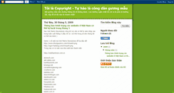 Desktop Screenshot of copyrightvietnam.blogspot.com