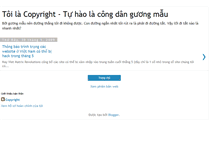 Tablet Screenshot of copyrightvietnam.blogspot.com