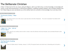 Tablet Screenshot of deliberatechristian.blogspot.com