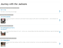 Tablet Screenshot of jouneywiththejacksons.blogspot.com