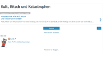 Tablet Screenshot of kultkitschkatastrophen.blogspot.com