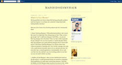 Desktop Screenshot of mandidoesmyhair.blogspot.com